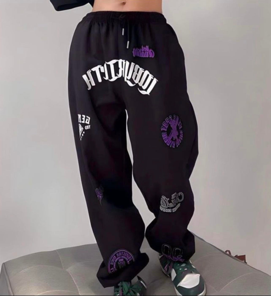 👖 Pantalon Jogger Oversize imprimé Streetwear